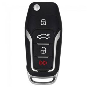 Xhorse XEFO01EN Ford Style Flip 4 Buttons Super Remote Key Built-in Super Chip English Version