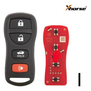 Xhorse XKNI20EN 2ndGeneration Wire Remote Key Nissan Separate 4 Buttons English