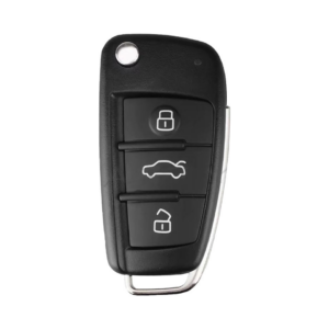 Audi A3 2014 Flip Remote Key 48 TP25 Transponder 3 Buttons 433MHz for keyless