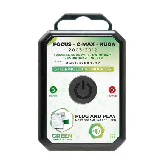 Ford Focus C-Max Kuga Mondeo Steering Lock Emulator Simulator With Lock Sound - Image 4