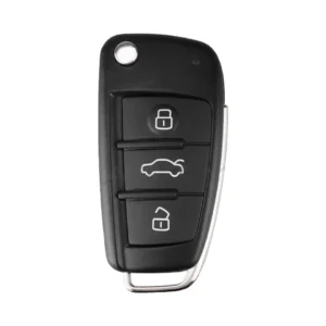 Audi A3 2014 Flip Remote Key 48 TP25 Transponder 3 Buttons 433MHz for keyless