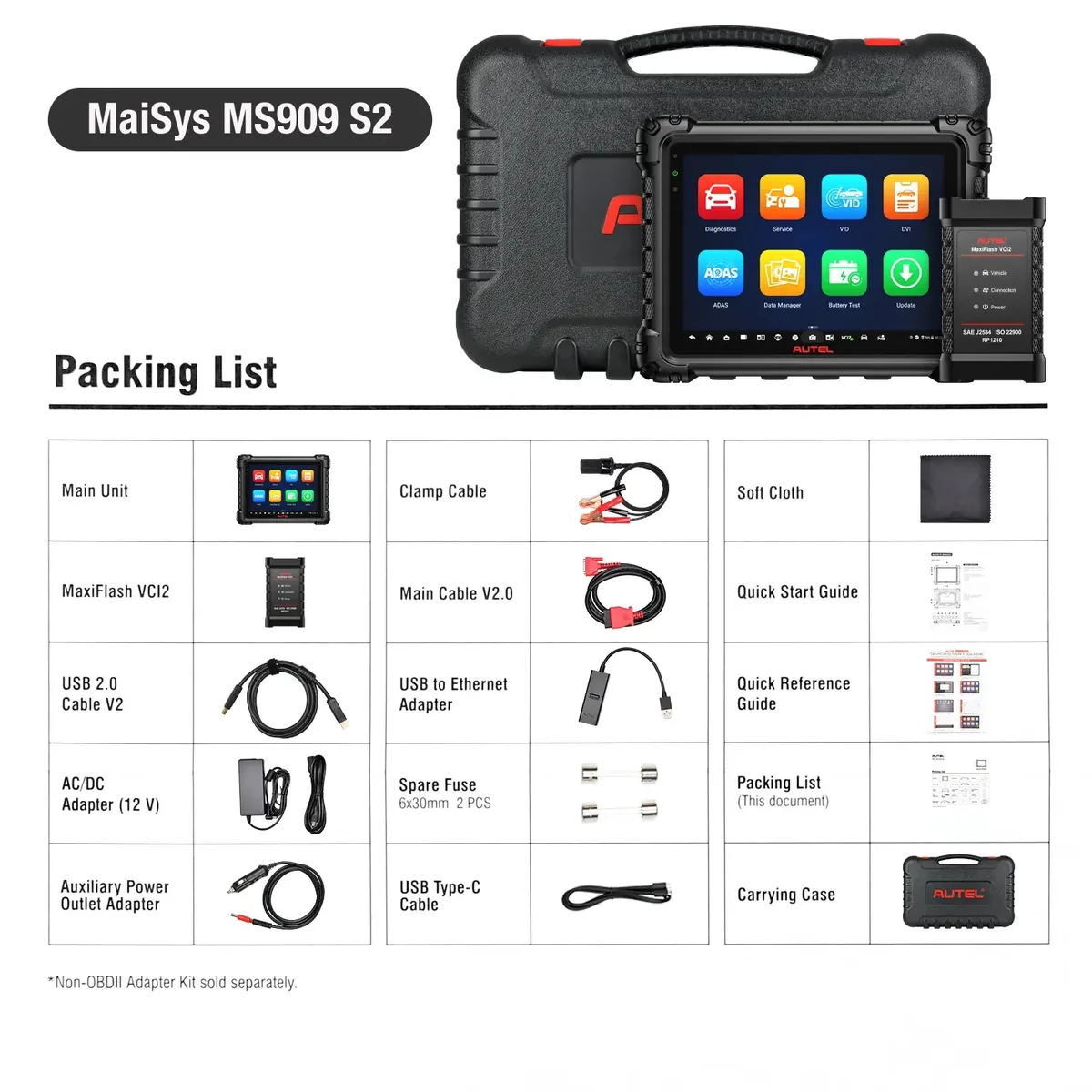 Autel MaxiSys MS909 S2 Diagnostic Tablet - Image 4