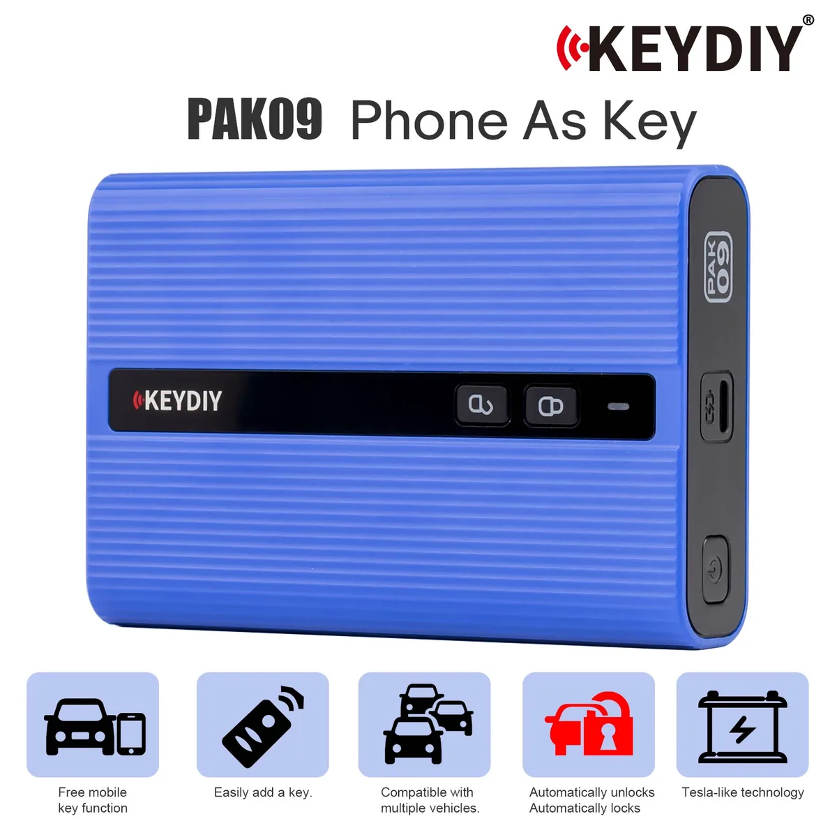 KEYDIY PAK09 Phone As Key Smart Module (Supports 6 Keys)