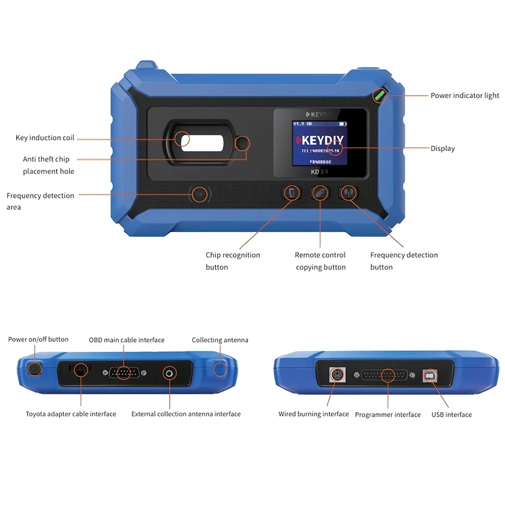 KEYDIY KD-X4 5-in-1 Key Programmer - Image 6