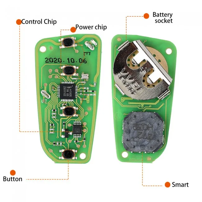 Xhorse XSKF21EN Knife Flip Smart Remote Key (4-Button) - Image 5