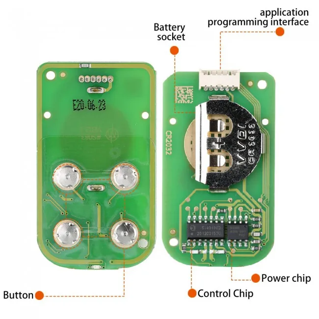 Xhorse XKXH02EN Wire Remote Key (4-Button) - Image 4
