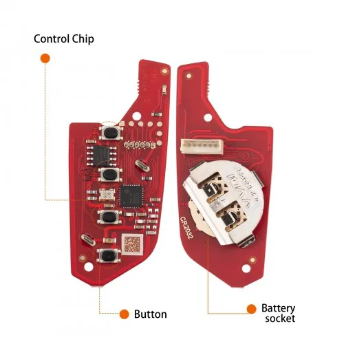 Xhorse XKCD06EN Flip Wire Remote Key (4-Button) - Image 4