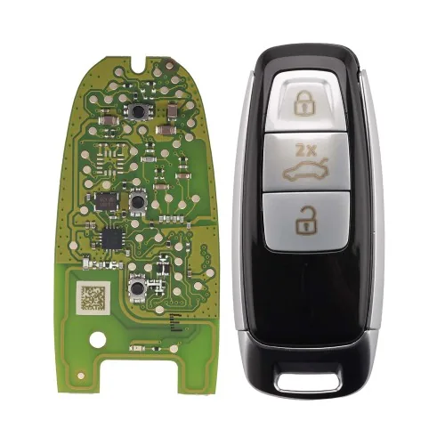 Xhorse XSMA8YEN Audi A8 Style Smart Remote Key PCB with Shell (3-Button) - Image 3