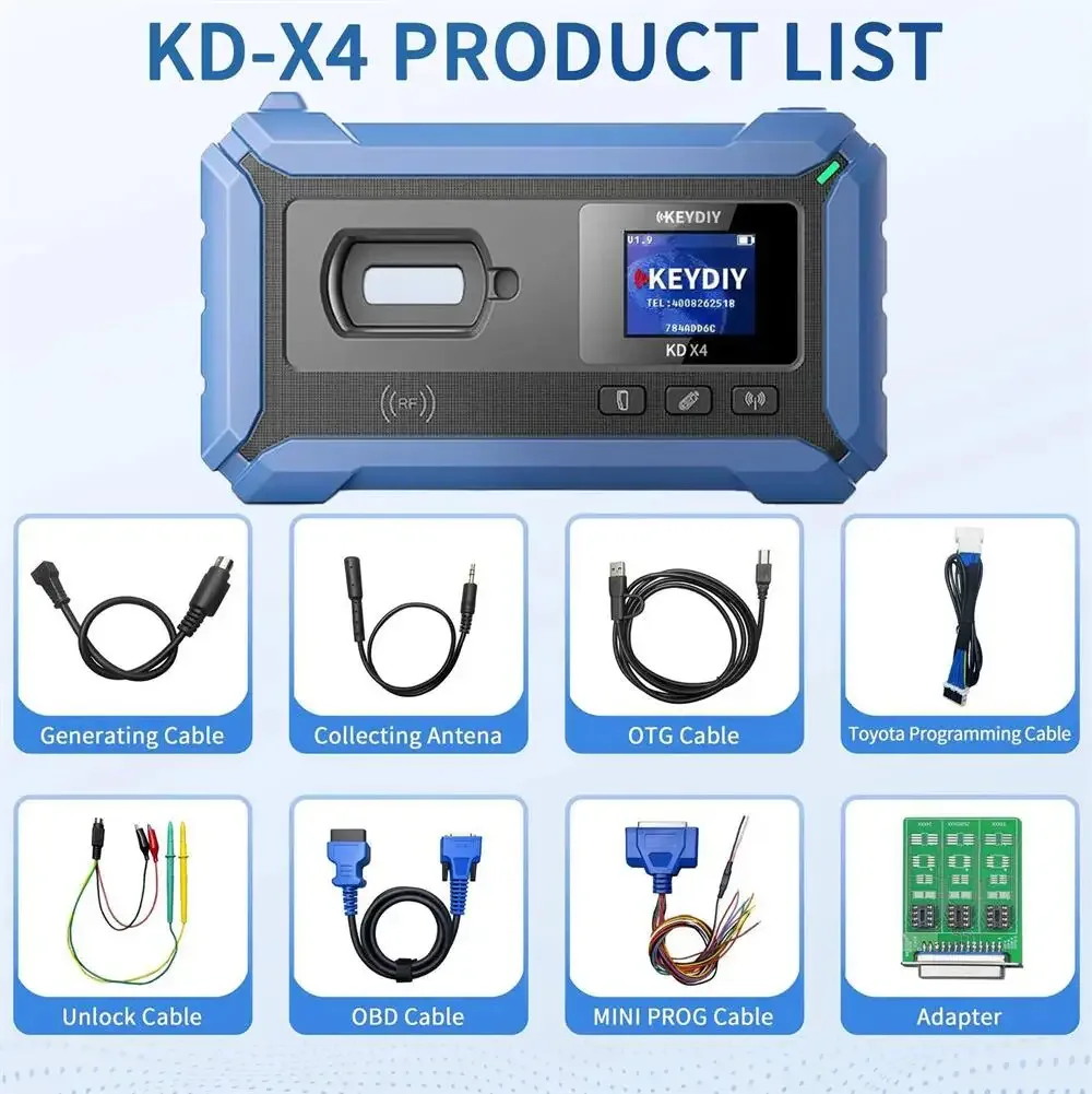 KEYDIY KD-X4 5-in-1 Key Programmer - Image 9
