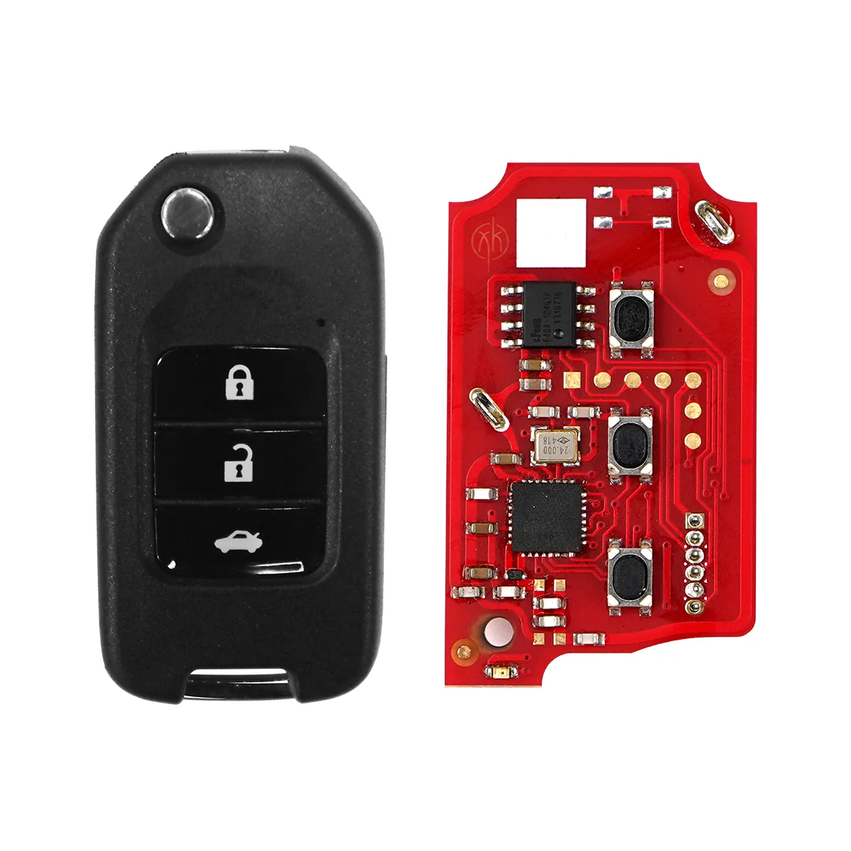 Xhorse XKHO20EN Honda Style Wire Remote Key (3-Button) - Image 4