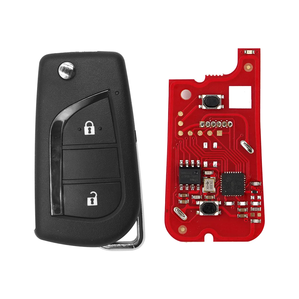 Xhorse XKTO21EN Toyota Style Wire Remote Key (2-Button) - Image 6