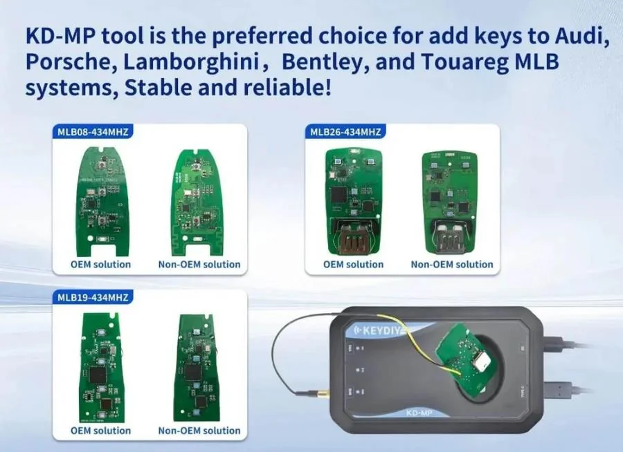 KeyDIY KD-MP MLB Tool Supported KEYDIY MLB Smart Keys