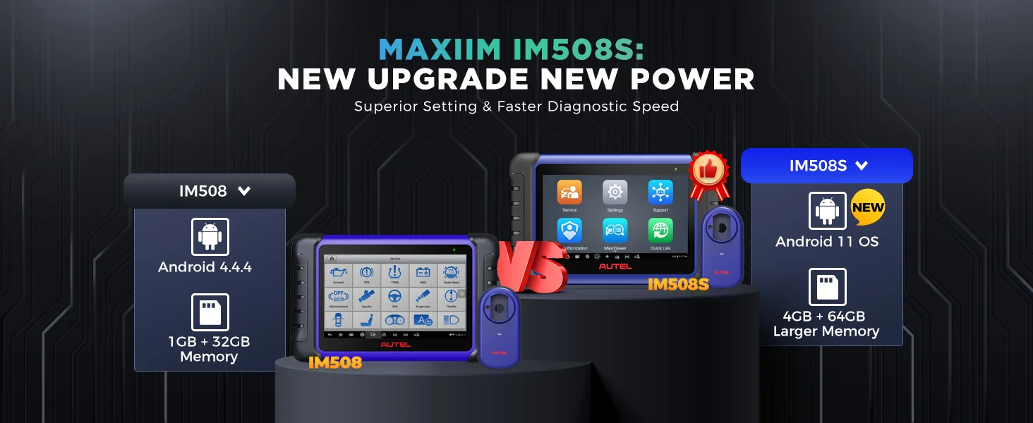 Autel MaxiIM IM508S vs IM508