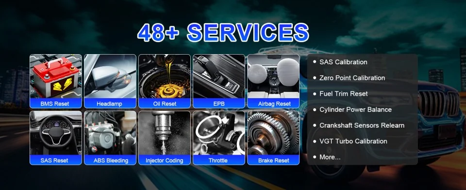 AUTEL MaxiSys Ultra S2 SERVICE FUNCTIONS